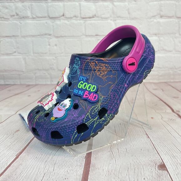 Crocs Classic x Disney Villains Clogs Kids Size 12 (207722-001) - Picture 3 of 10